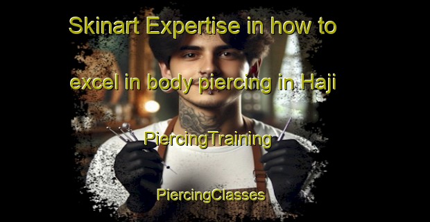 Skinart Expertise in how to excel in body piercing in Haji | PiercingTraining | PiercingClasses | SkinartTraining-Japan