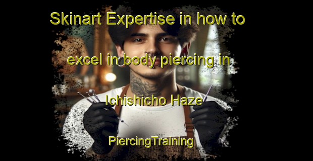 Skinart Expertise in how to excel in body piercing in Ichishicho Haze | PiercingTraining | PiercingClasses | SkinartTraining-Japan