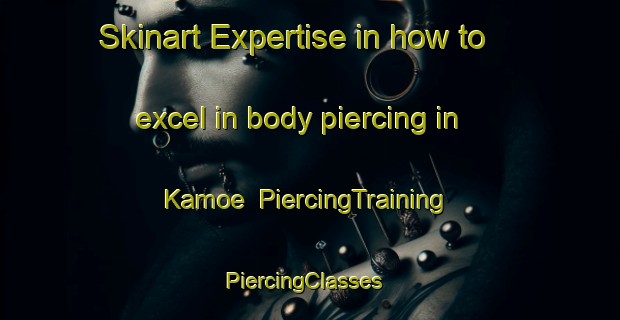 Skinart Expertise in how to excel in body piercing in Kamoe | PiercingTraining | PiercingClasses | SkinartTraining-Japan