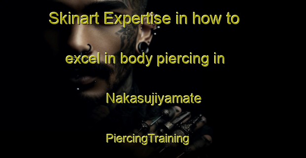 Skinart Expertise in how to excel in body piercing in Nakasujiyamate | PiercingTraining | PiercingClasses | SkinartTraining-Japan