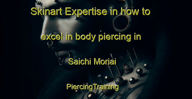 Skinart Expertise in how to excel in body piercing in Saichi Moriai | PiercingTraining | PiercingClasses | SkinartTraining-Japan