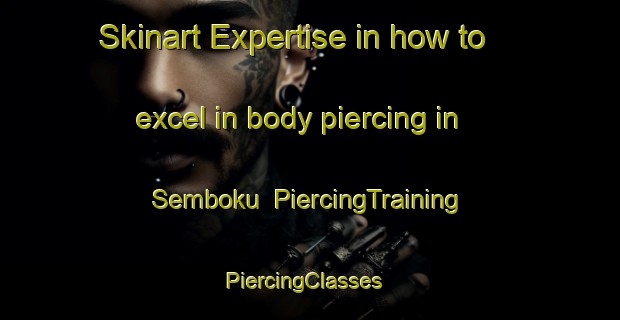 Skinart Expertise in how to excel in body piercing in Semboku | PiercingTraining | PiercingClasses | SkinartTraining-Japan