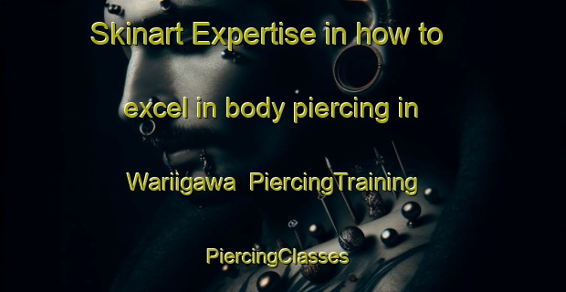 Skinart Expertise in how to excel in body piercing in Wariigawa | PiercingTraining | PiercingClasses | SkinartTraining-Japan