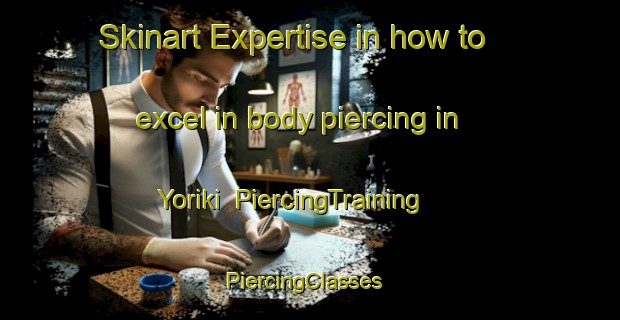 Skinart Expertise in how to excel in body piercing in Yoriki | PiercingTraining | PiercingClasses | SkinartTraining-Japan
