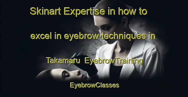 Skinart Expertise in how to excel in eyebrow techniques in Takamaru | EyebrowTraining | EyebrowClasses | SkinartTraining-Japan