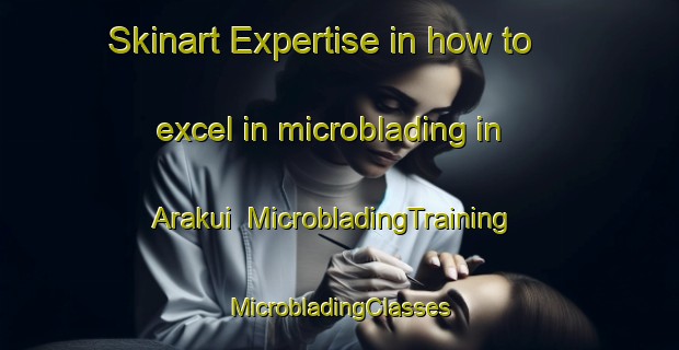 Skinart Expertise in how to excel in microblading in Arakui | #MicrobladingTraining #MicrobladingClasses #SkinartTraining-Japan