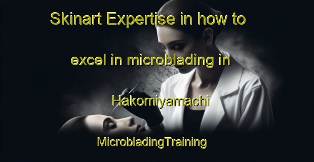 Skinart Expertise in how to excel in microblading in Hakomiyamachi | MicrobladingTraining | MicrobladingClasses | SkinartTraining-Japan