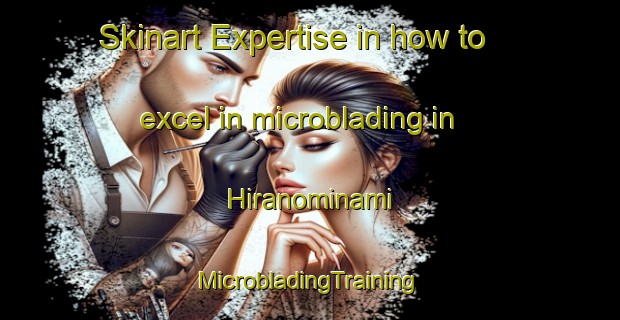 Skinart Expertise in how to excel in microblading in Hiranominami | #MicrobladingTraining #MicrobladingClasses #SkinartTraining-Japan