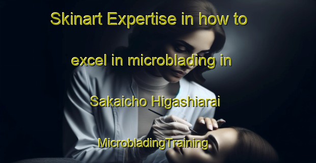 Skinart Expertise in how to excel in microblading in Sakaicho Higashiarai | MicrobladingTraining | MicrobladingClasses | SkinartTraining-Japan