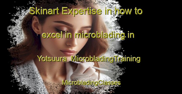 Skinart Expertise in how to excel in microblading in Yotsuura | #MicrobladingTraining #MicrobladingClasses #SkinartTraining-Japan