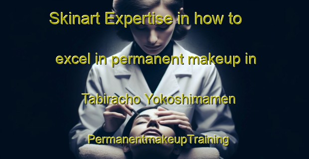 Skinart Expertise in how to excel in permanent makeup in Tabiracho Yokoshimamen | PermanentmakeupTraining | PermanentmakeupClasses | SkinartTraining-Japan