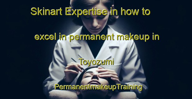 Skinart Expertise in how to excel in permanent makeup in Toyozumi | PermanentmakeupTraining | PermanentmakeupClasses | SkinartTraining-Japan