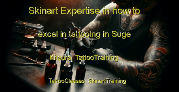 Skinart Expertise in how to excel in tattooing in Suge Kitaura | TattooTraining | TattooClasses | SkinartTraining-Japan