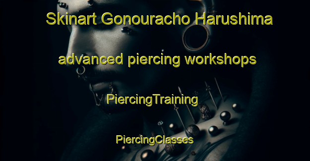 Skinart Gonouracho Harushima advanced piercing workshops | #PiercingTraining #PiercingClasses #SkinartTraining-Japan