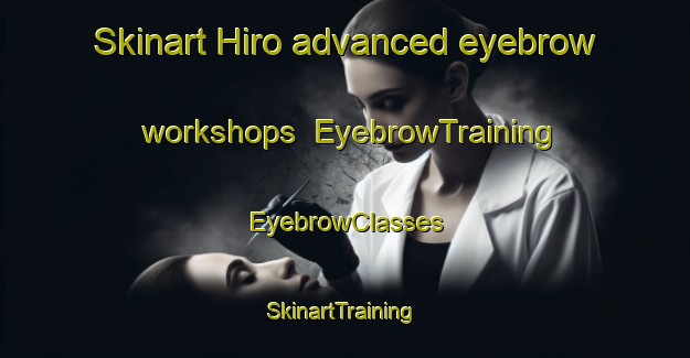 Skinart Hiro advanced eyebrow workshops | EyebrowTraining | EyebrowClasses | SkinartTraining-Japan