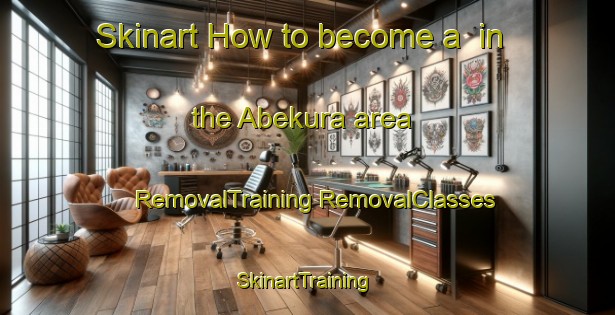 Skinart How to become a  in the Abekura area | #RemovalTraining #RemovalClasses #SkinartTraining-Japan