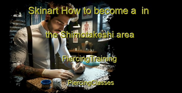 Skinart How to become a  in the Shimotakeshi area | #PiercingTraining #PiercingClasses #SkinartTraining-Japan