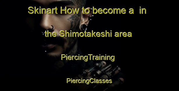 Skinart How to become a  in the Shimotakeshi area | #PiercingTraining #PiercingClasses #SkinartTraining-Japan