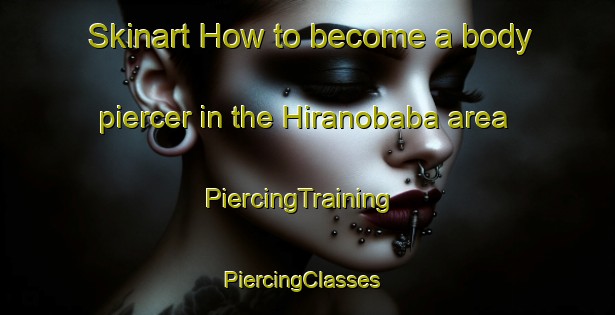 Skinart How to become a body piercer in the Hiranobaba area | PiercingTraining | PiercingClasses | SkinartTraining-Japan