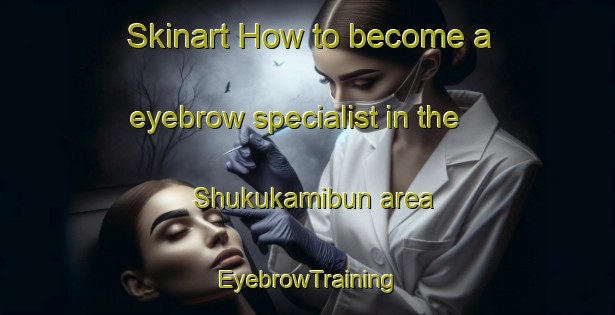 Skinart How to become a eyebrow specialist in the Shukukamibun area | EyebrowTraining | EyebrowClasses | SkinartTraining-Japan