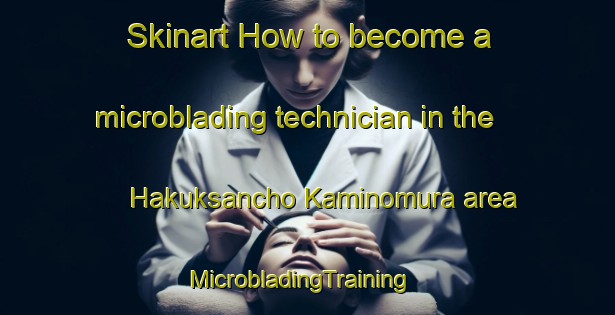 Skinart How to become a microblading technician in the Hakuksancho Kaminomura area | MicrobladingTraining | MicrobladingClasses | SkinartTraining-Japan