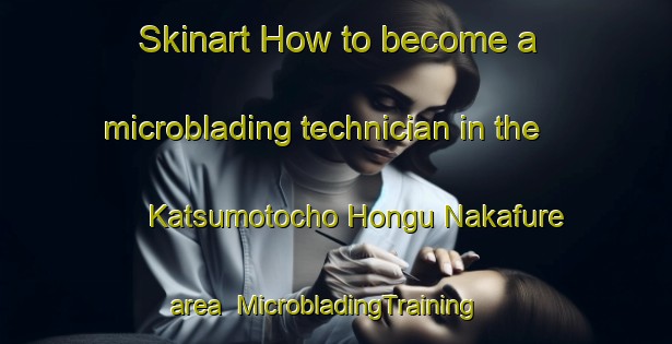 Skinart How to become a microblading technician in the Katsumotocho Hongu Nakafure area | MicrobladingTraining | MicrobladingClasses | SkinartTraining-Japan