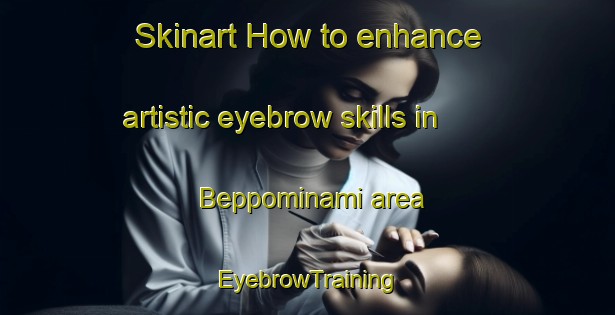 Skinart How to enhance artistic eyebrow skills in Beppominami area | EyebrowTraining | EyebrowClasses | SkinartTraining-Japan