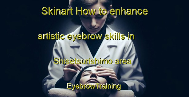 Skinart How to enhance artistic eyebrow skills in Shisetsurishimo area | EyebrowTraining | EyebrowClasses | SkinartTraining-Japan