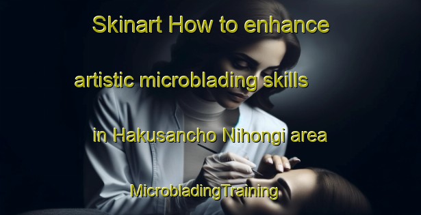 Skinart How to enhance artistic microblading skills in Hakusancho Nihongi area | MicrobladingTraining | MicrobladingClasses | SkinartTraining-Japan