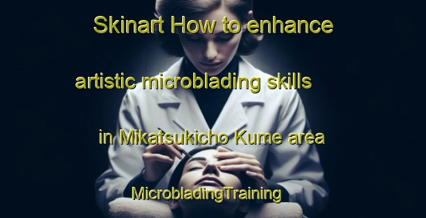 Skinart How to enhance artistic microblading skills in Mikatsukicho Kume area | MicrobladingTraining | MicrobladingClasses | SkinartTraining-Japan