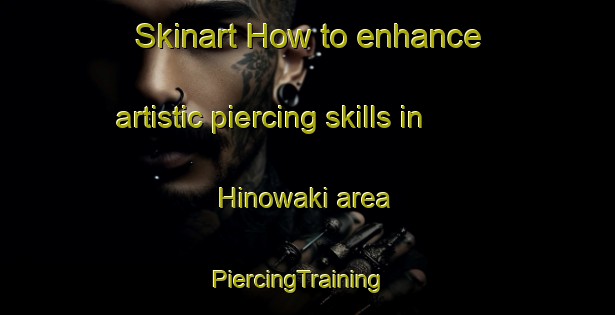Skinart How to enhance artistic piercing skills in Hinowaki area | PiercingTraining | PiercingClasses | SkinartTraining-Japan