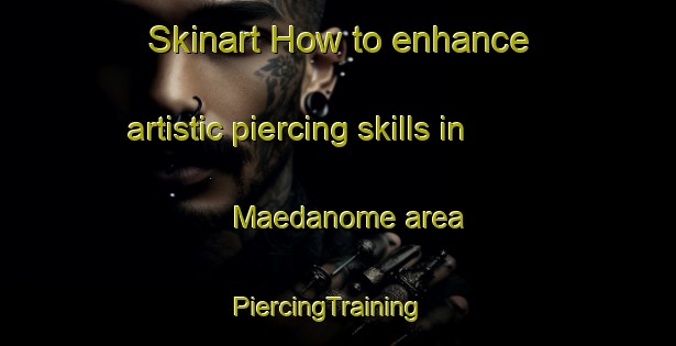 Skinart How to enhance artistic piercing skills in Maedanome area | PiercingTraining | PiercingClasses | SkinartTraining-Japan