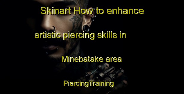 Skinart How to enhance artistic piercing skills in Minebatake area | PiercingTraining | PiercingClasses | SkinartTraining-Japan