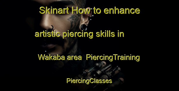 Skinart How to enhance artistic piercing skills in Wakaba area | #PiercingTraining #PiercingClasses #SkinartTraining-Japan