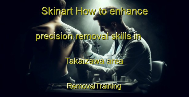 Skinart How to enhance precision removal skills in Takaizawa area | RemovalTraining | RemovalClasses | SkinartTraining-Japan