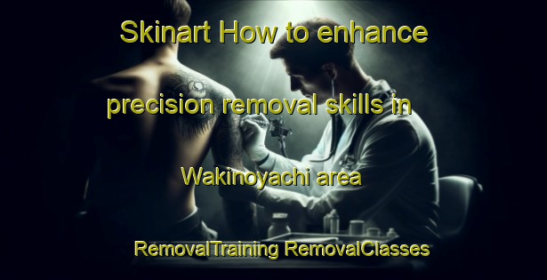 Skinart How to enhance precision removal skills in Wakinoyachi area | #RemovalTraining #RemovalClasses #SkinartTraining-Japan