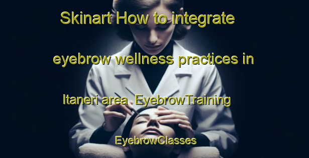 Skinart How to integrate eyebrow wellness practices in Itaneri area | EyebrowTraining | EyebrowClasses | SkinartTraining-Japan