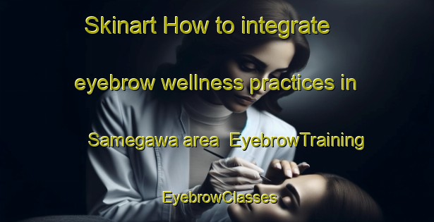 Skinart How to integrate eyebrow wellness practices in Samegawa area | EyebrowTraining | EyebrowClasses | SkinartTraining-Japan