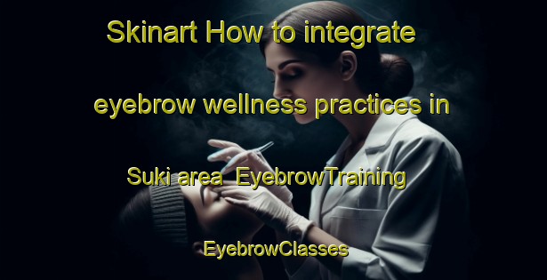 Skinart How to integrate eyebrow wellness practices in Suki area | EyebrowTraining | EyebrowClasses | SkinartTraining-Japan