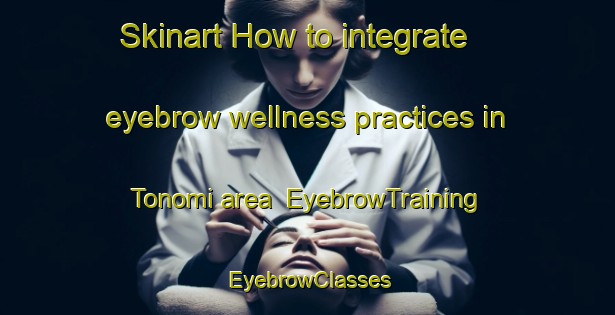Skinart How to integrate eyebrow wellness practices in Tonomi area | EyebrowTraining | EyebrowClasses | SkinartTraining-Japan