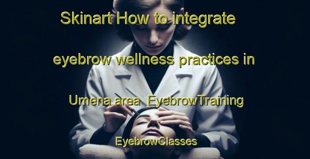 Skinart How to integrate eyebrow wellness practices in Umena area | EyebrowTraining | EyebrowClasses | SkinartTraining-Japan