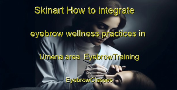 Skinart How to integrate eyebrow wellness practices in Umena area | EyebrowTraining | EyebrowClasses | SkinartTraining-Japan