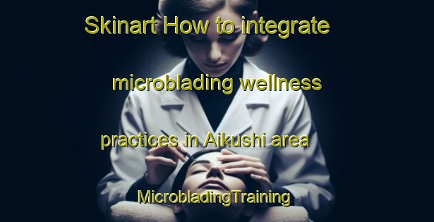 Skinart How to integrate microblading wellness practices in Aikushi area | #MicrobladingTraining #MicrobladingClasses #SkinartTraining-Japan