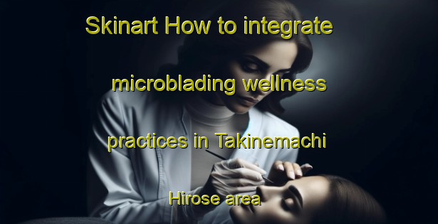 Skinart How to integrate microblading wellness practices in Takinemachi Hirose area | MicrobladingTraining | MicrobladingClasses | SkinartTraining-Japan