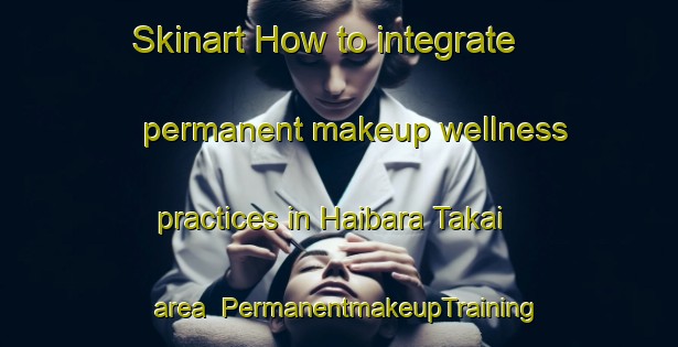 Skinart How to integrate permanent makeup wellness practices in Haibara Takai area | PermanentmakeupTraining | PermanentmakeupClasses | SkinartTraining-Japan