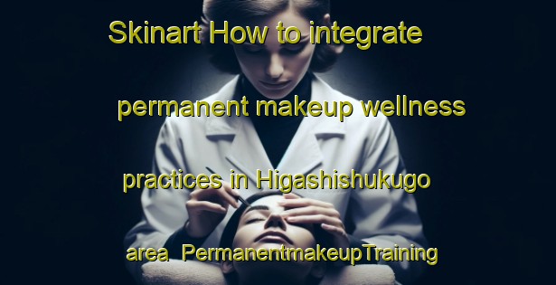 Skinart How to integrate permanent makeup wellness practices in Higashishukugo area | PermanentmakeupTraining | PermanentmakeupClasses | SkinartTraining-Japan