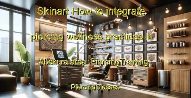 Skinart How to integrate piercing wellness practices in Abekura area | #PiercingTraining #PiercingClasses #SkinartTraining-Japan