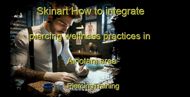 Skinart How to integrate piercing wellness practices in Ainotani area | #PiercingTraining #PiercingClasses #SkinartTraining-Japan