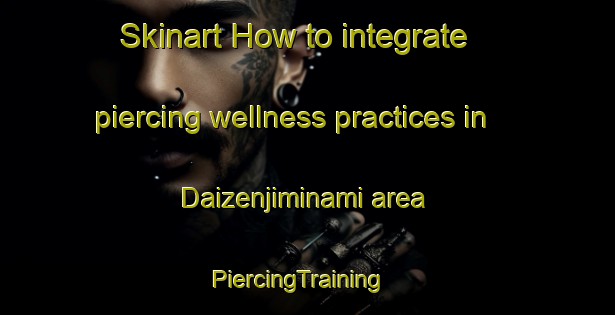 Skinart How to integrate piercing wellness practices in Daizenjiminami area | PiercingTraining | PiercingClasses | SkinartTraining-Japan