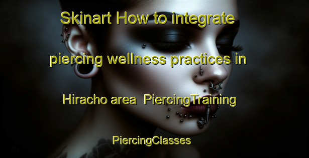 Skinart How to integrate piercing wellness practices in Hiracho area | PiercingTraining | PiercingClasses | SkinartTraining-Japan